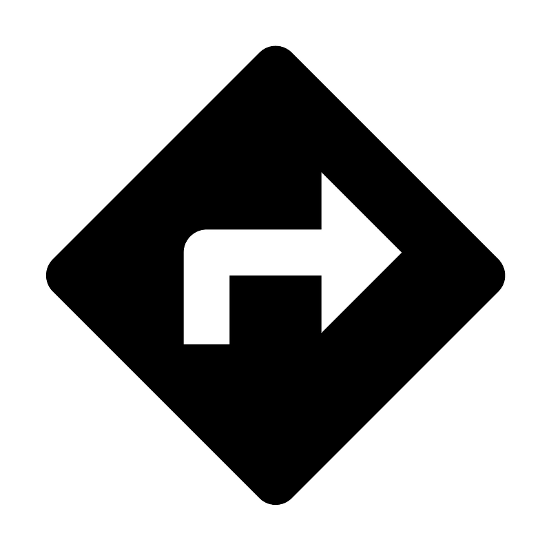 Turning-sign