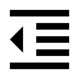 Format-indent-decrease