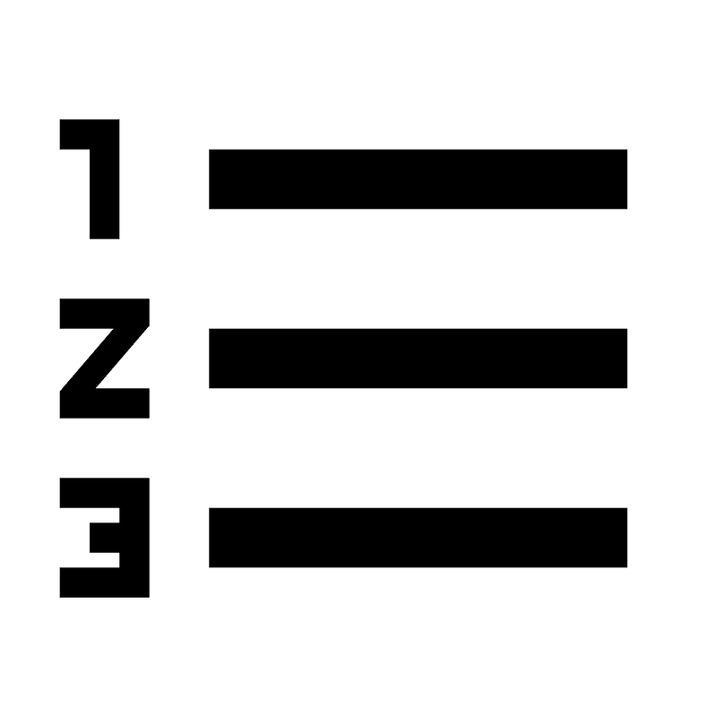 Format-list-numbered