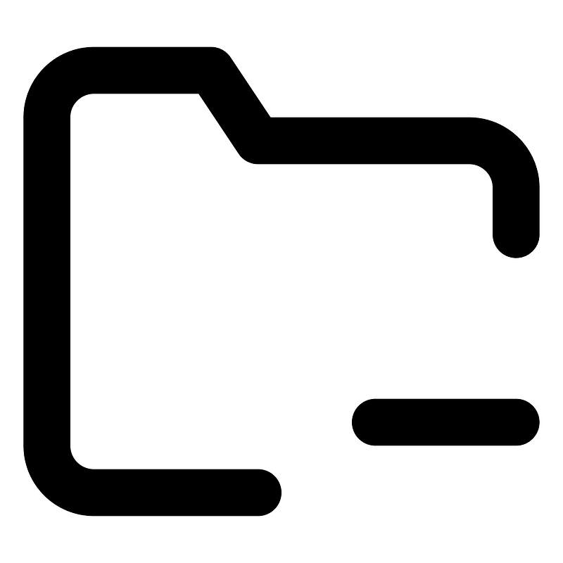 Folder-minus