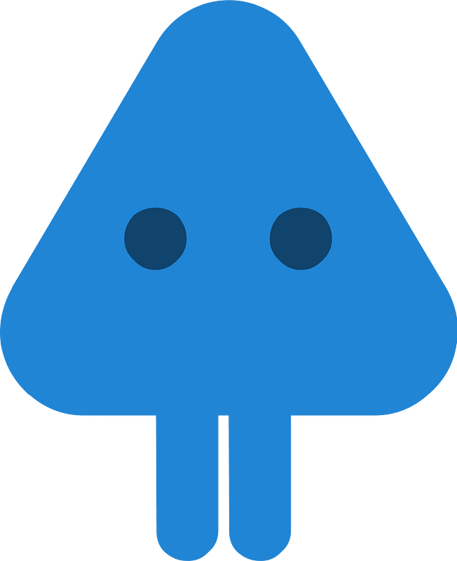 Blue character
