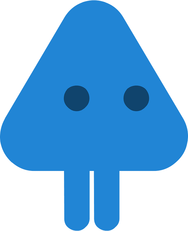 Blue character