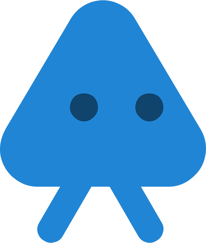 Blue character