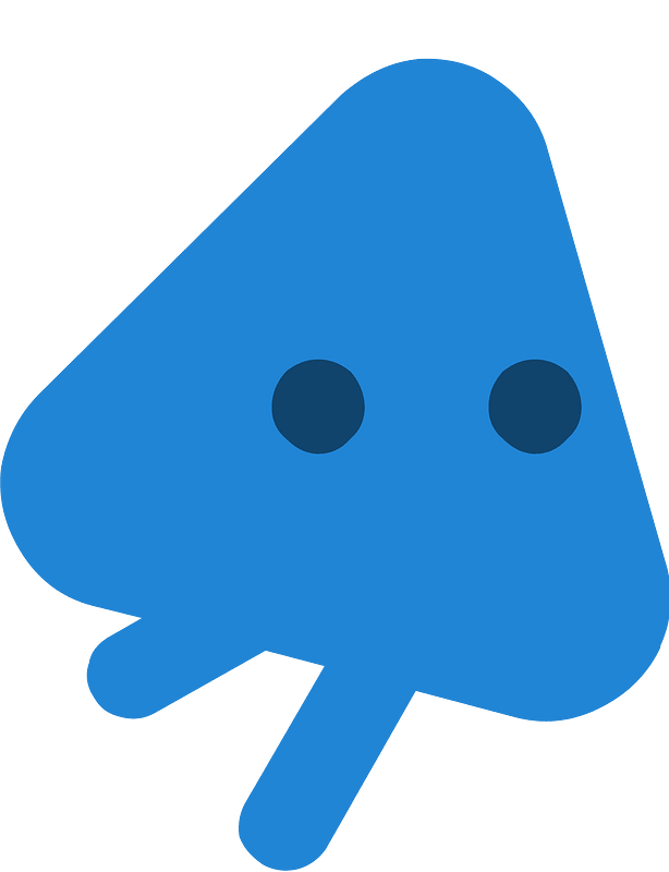 Blue character