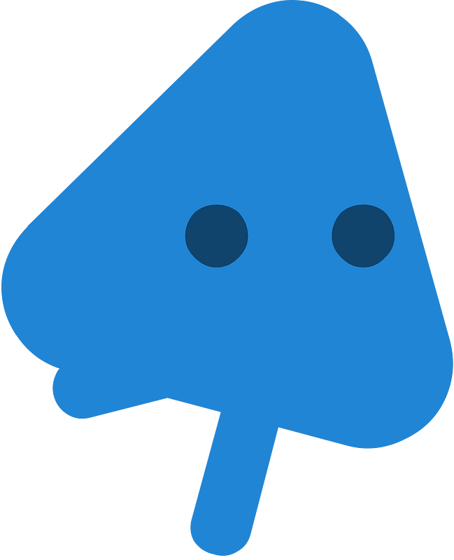 Blue character
