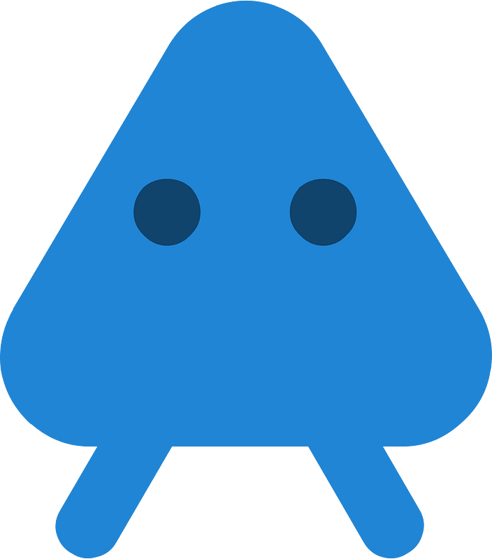Blue character