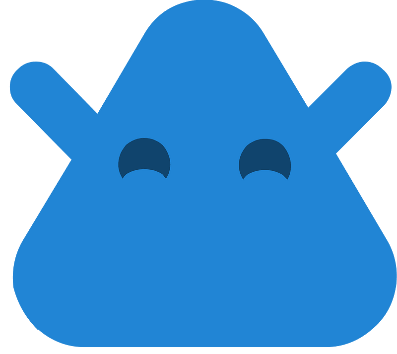 Blue character