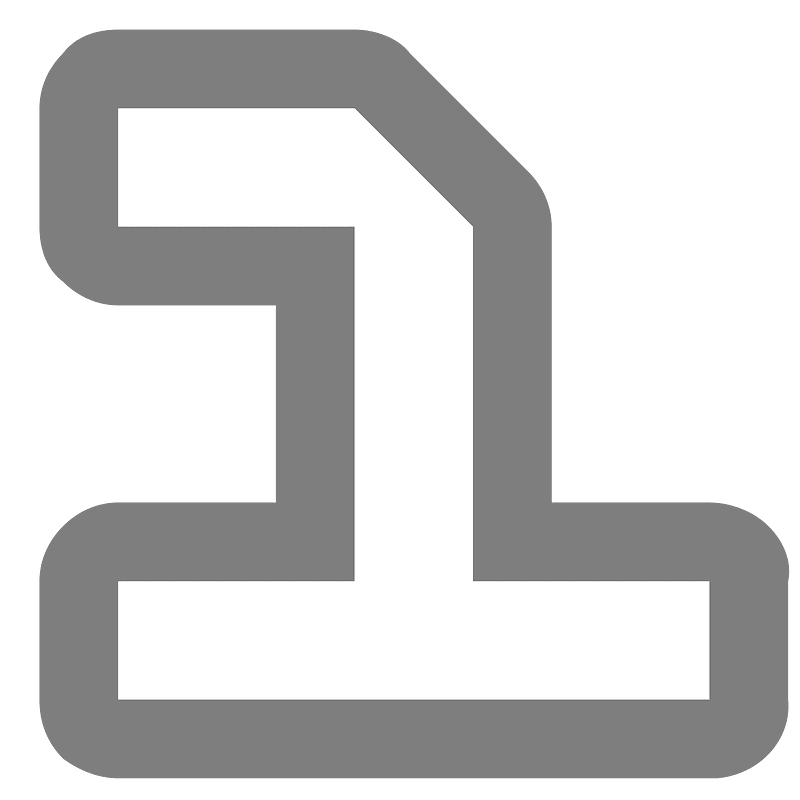 Grey math digit 3-01 one