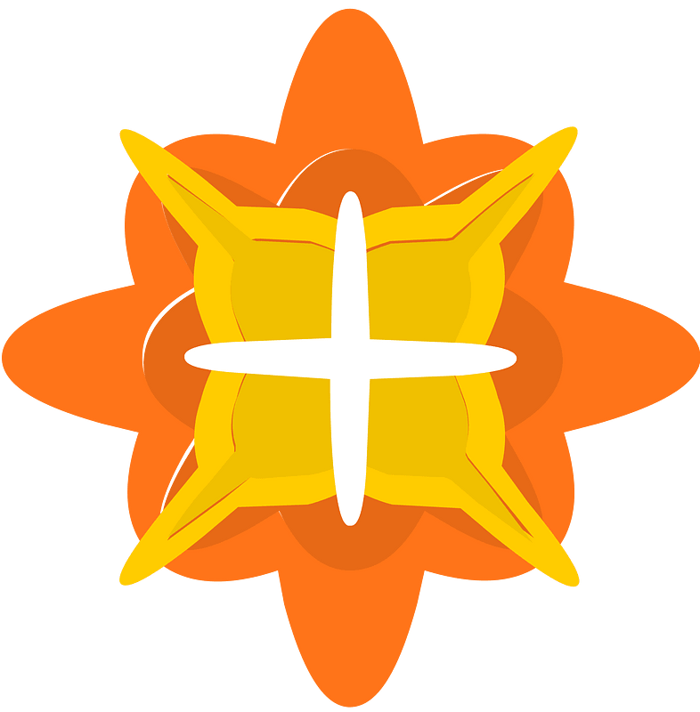 Yellow explosion