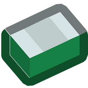 Green isometric building