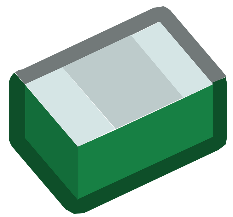 Green isometric building