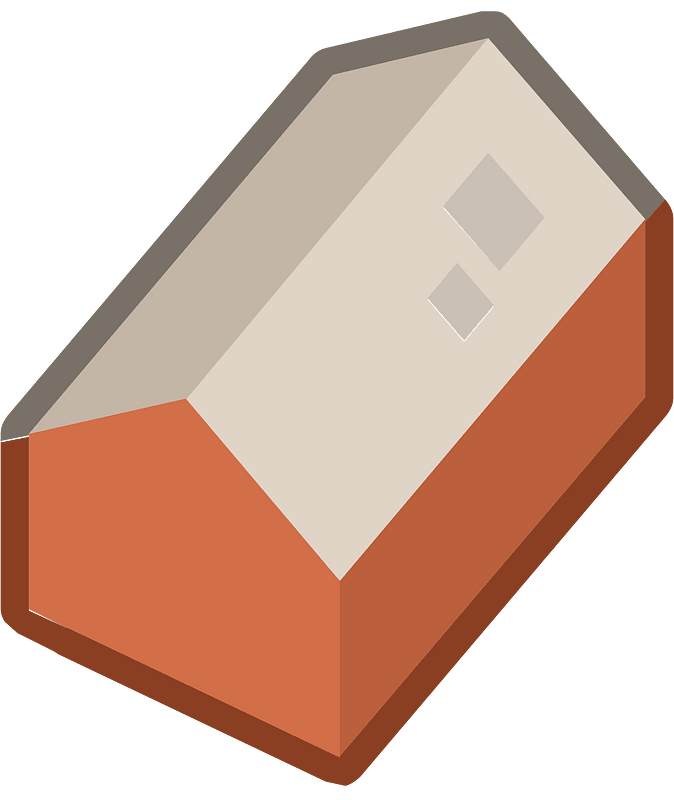Red isometric building