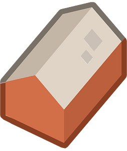 Red isometric building