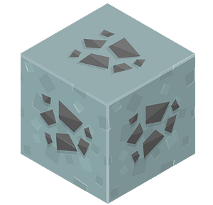 Grey isometric cube