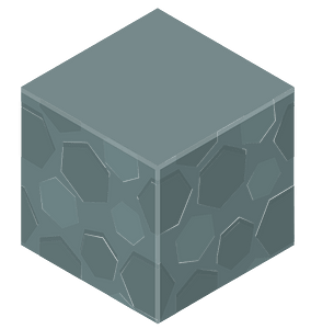 Grey isometric cube