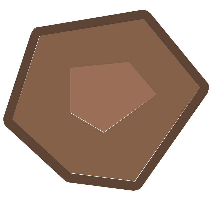 Brown meteorite