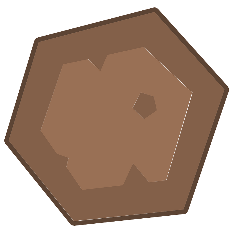 Brown meteorite