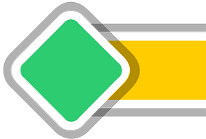 Yellow road green sign