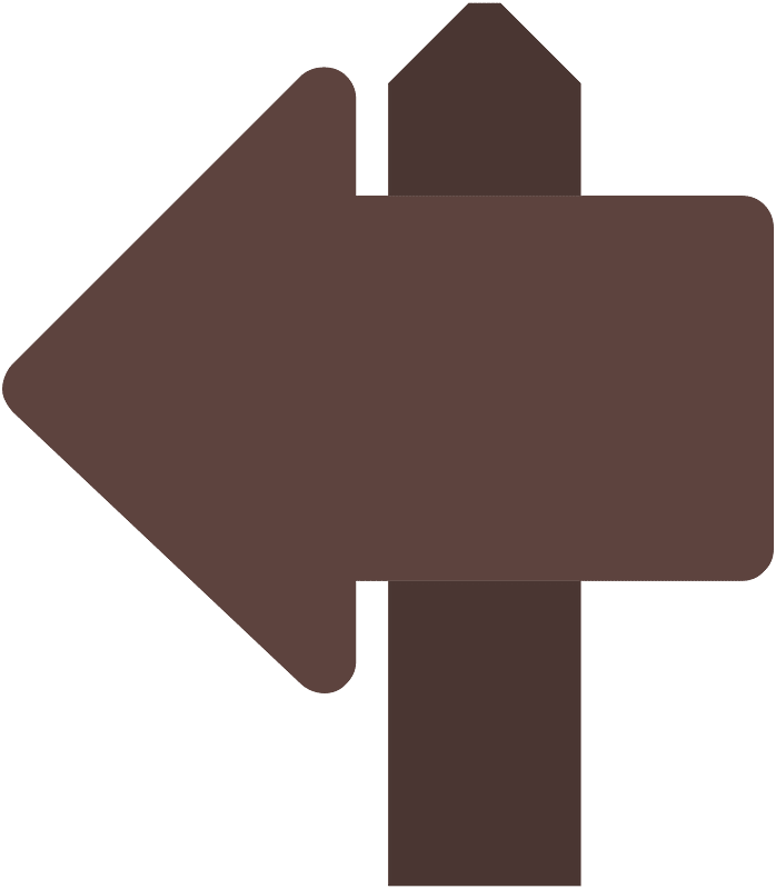 Dark brown sign board 02 right