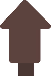 Dark brown sign board 05 up