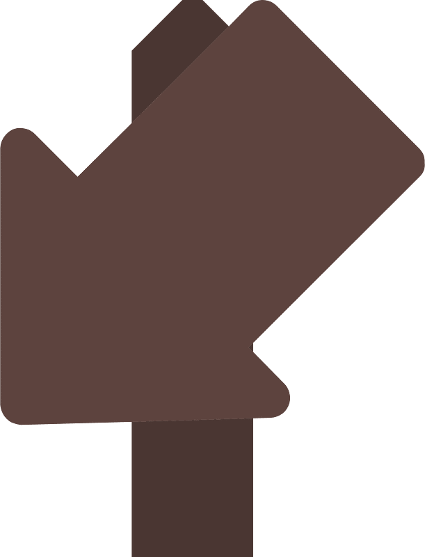 Dark brown sign board 07 down left