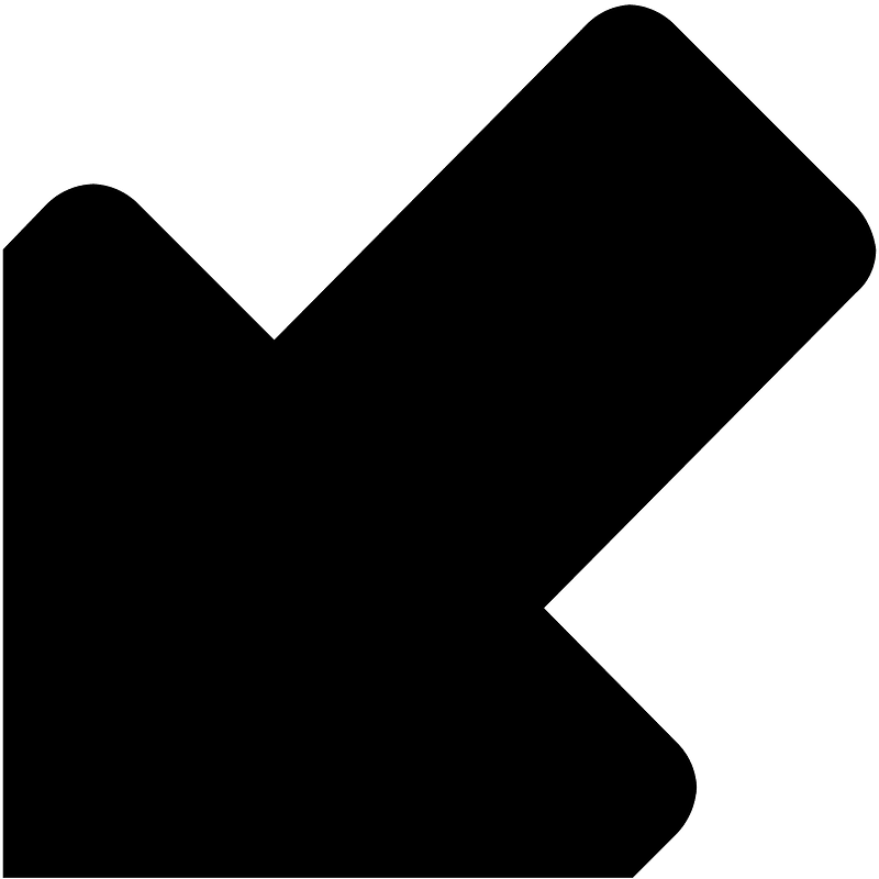 Mono ui button 01-022 arrow down left