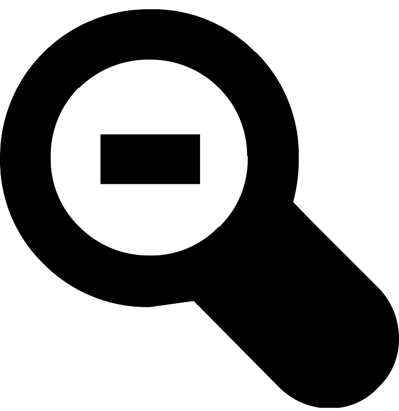 Mono ui button 01-027 zoom out