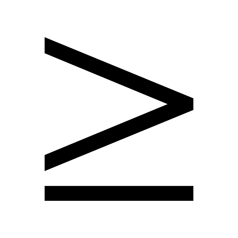 Greater-than-equal-solid