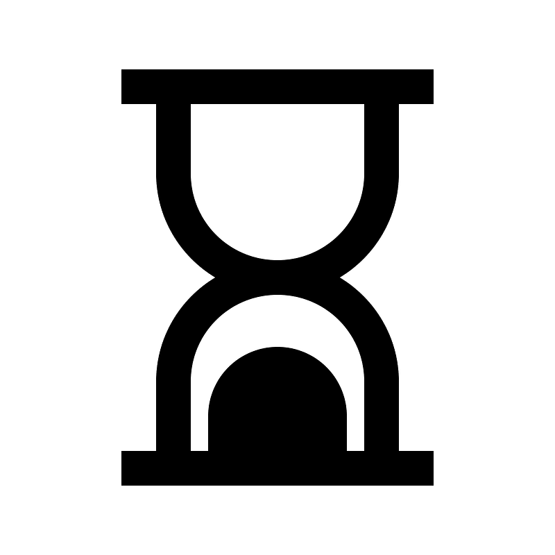 Hourglass-end-solid