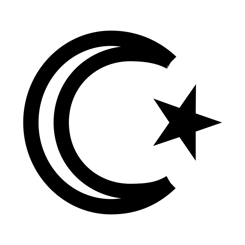 Star-and-crescent-solid