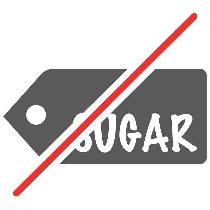 No sugar
