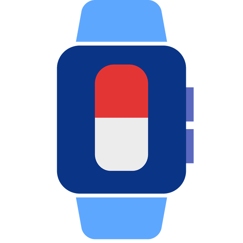 Smartwatch pills