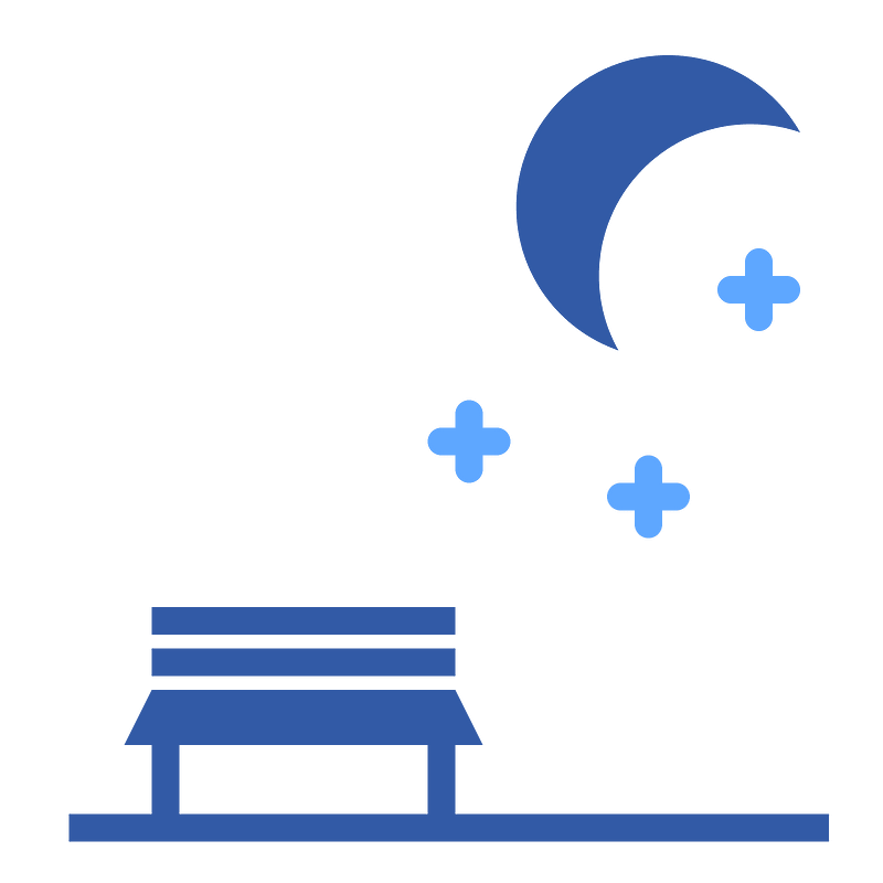 Moon bench