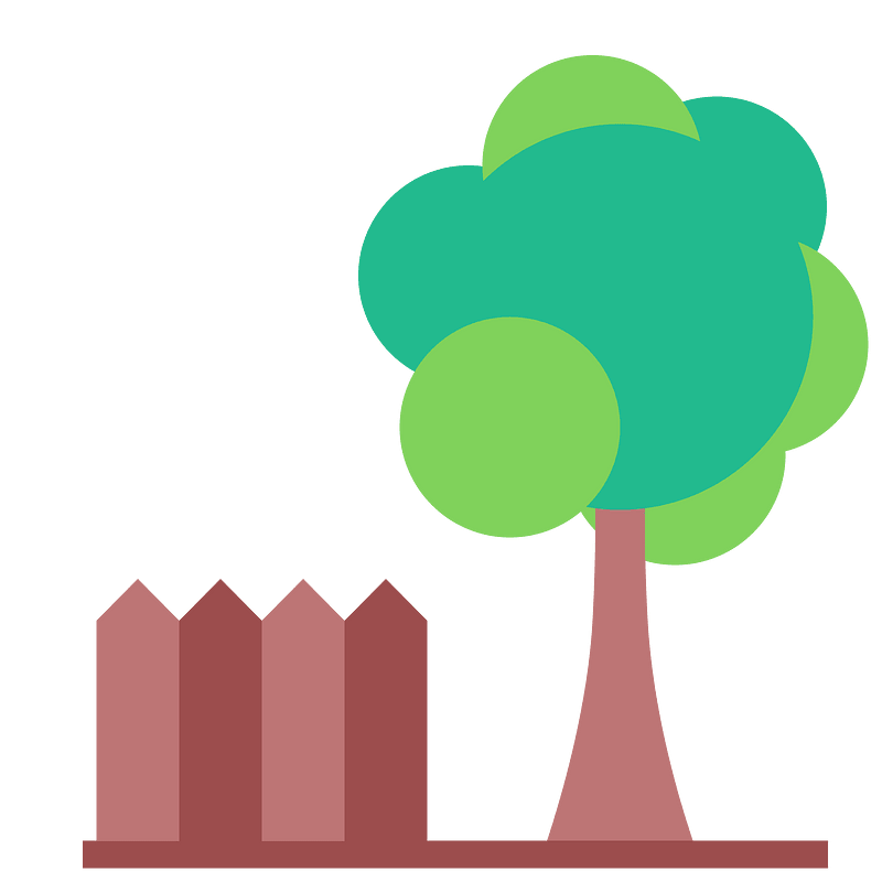 Tree fence