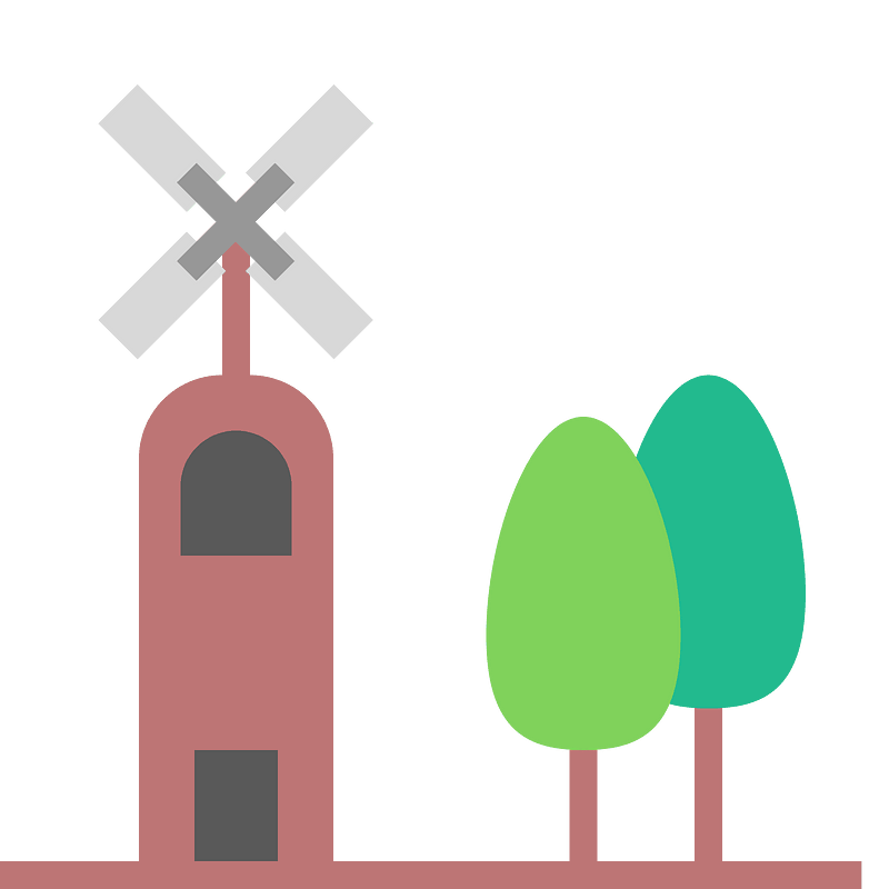 Windmill trees