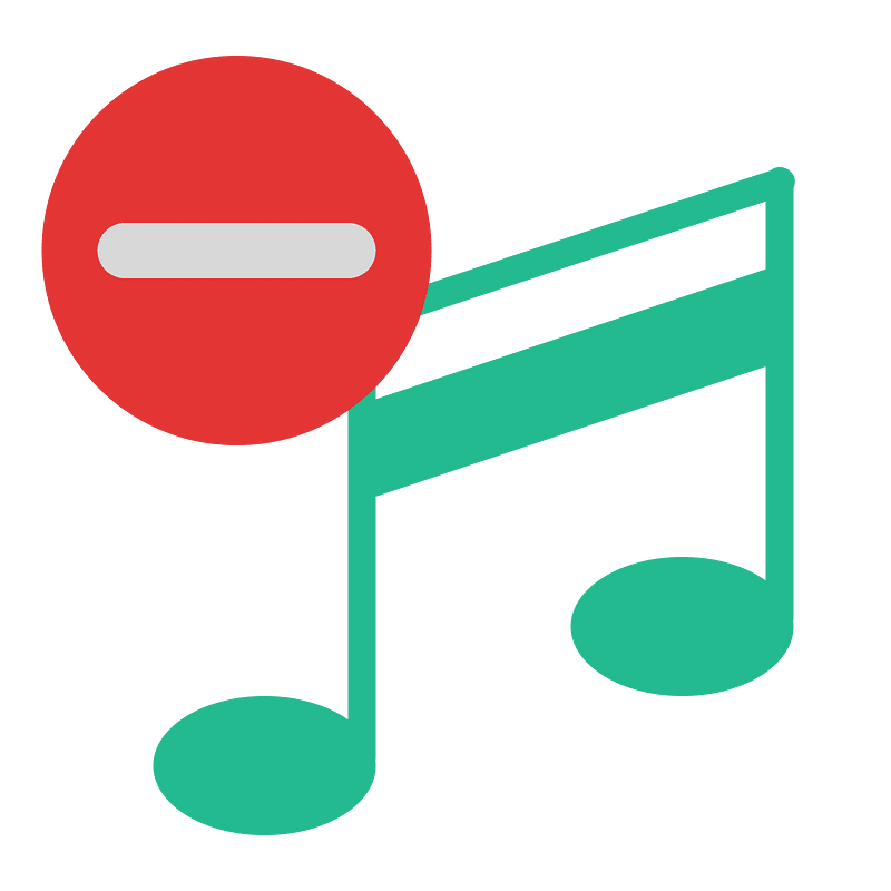 Music note remove