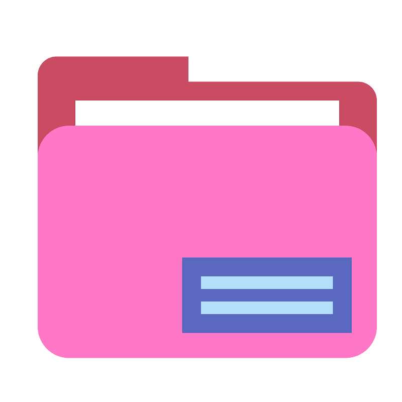 Folder label