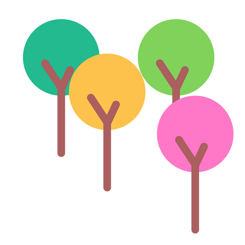 Colored forrest