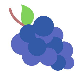 Blue grapes