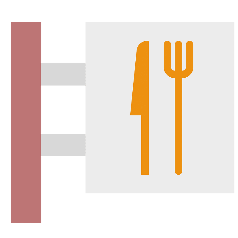 Cutlery sign