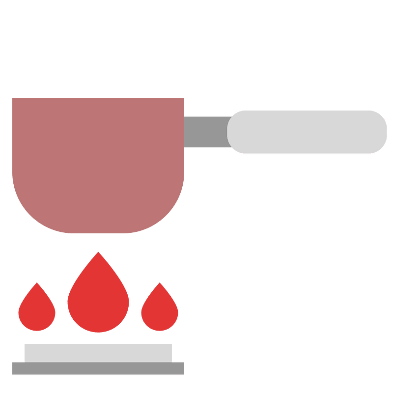 Fire and pot