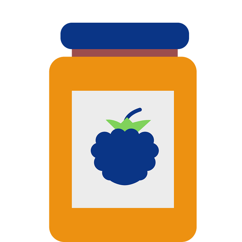 Orange jar