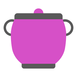 Pink pot