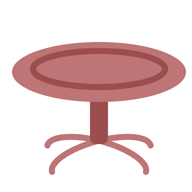 Red table