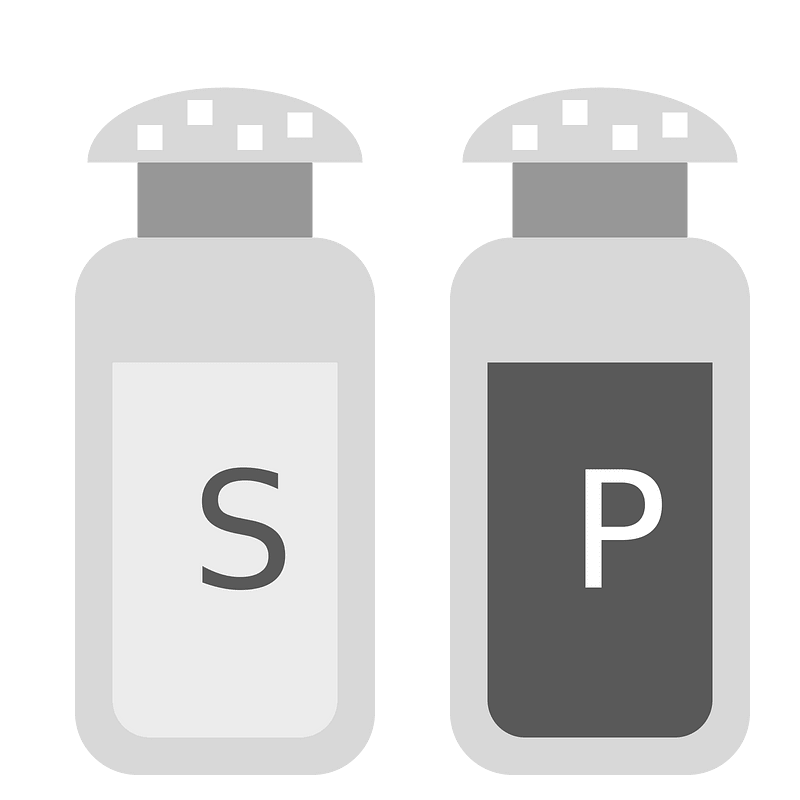 Salt and pepper shakers
