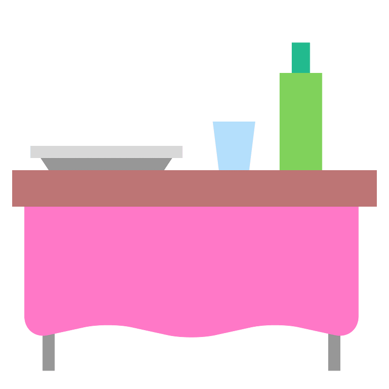 Served table