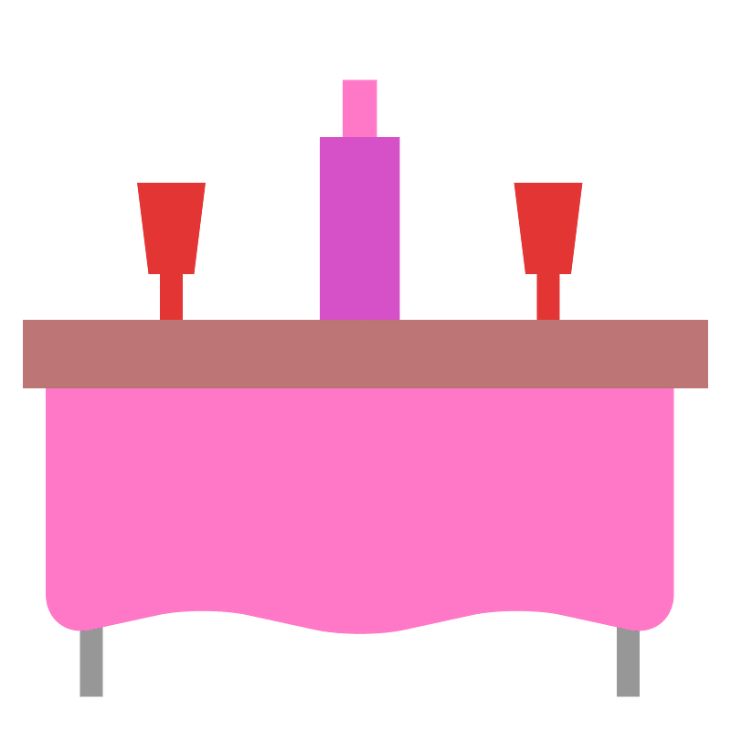Two persons table