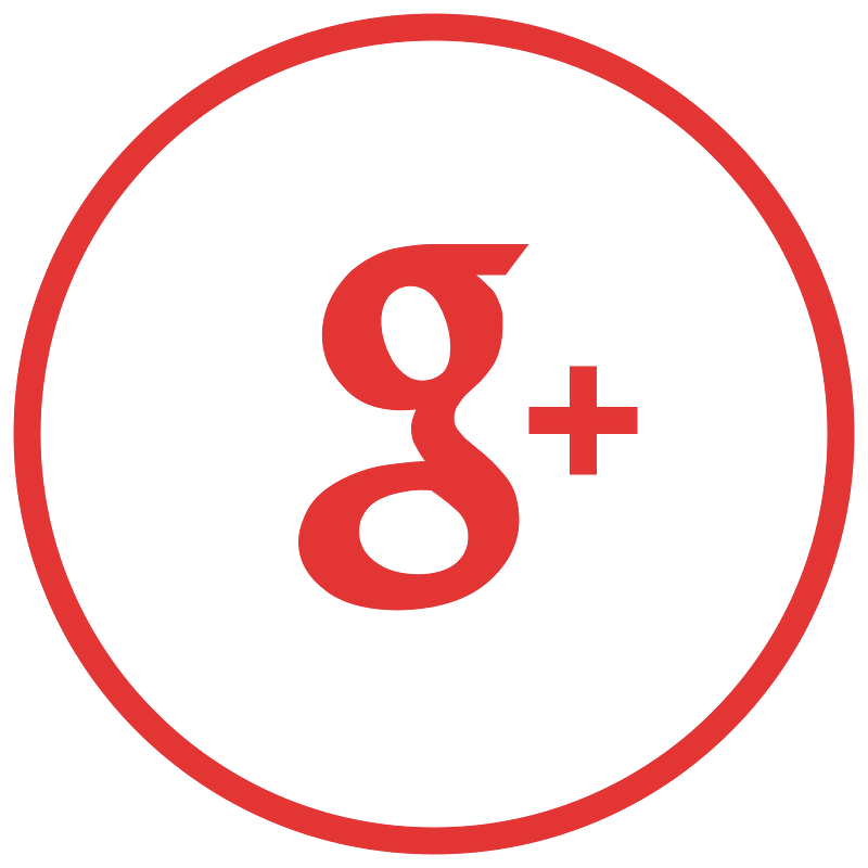 Google plus outlined