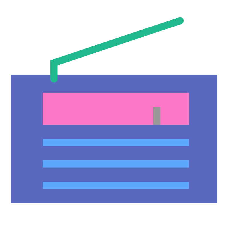 Retro radio