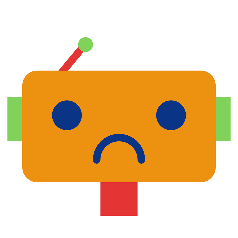 Robot sad